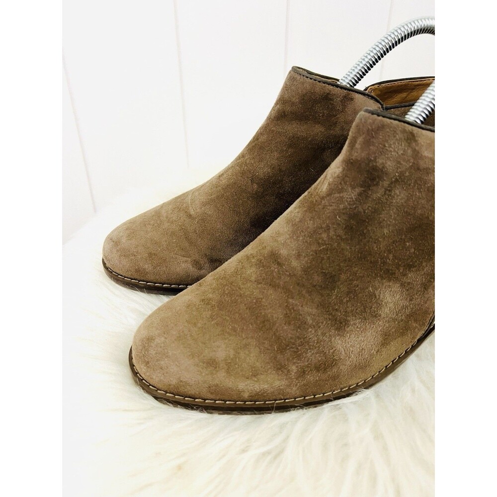 Vionic Serena Orthotic Brown Suede Tassel Boho Western Ankle Boots Booties 7.5 - Picture 2 of 8